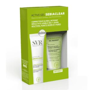 Sebiaclear active gel correcteur ml+gel moussant ml (Offret)