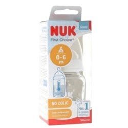 Biberon en verre 0-6 mois