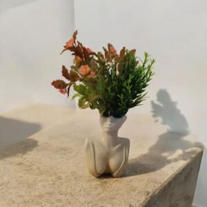 Élégance Botanique – Vase Buste Féminin