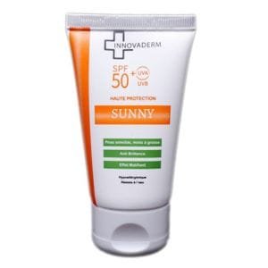 Sunny ecran anti brillance spf50+
