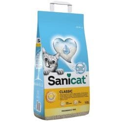 Litière absorbante pour chats