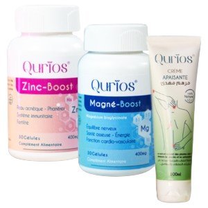Magné boost + Zinc boost + crème apaisante 100 ML