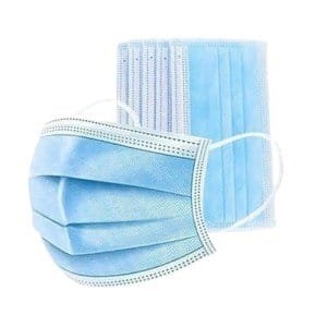 Masques 3 plis - lot de 10