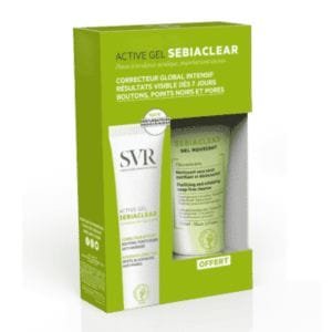 Sebiaclear active gel correcteur 40ml+gel moussant 55ml,(Offret)