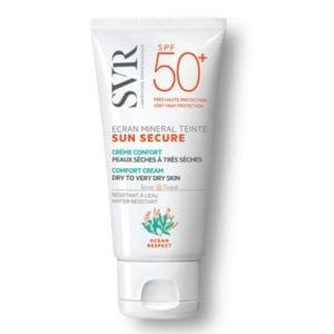 Sun secure écran minéral teinté peaux sèches à très sèches